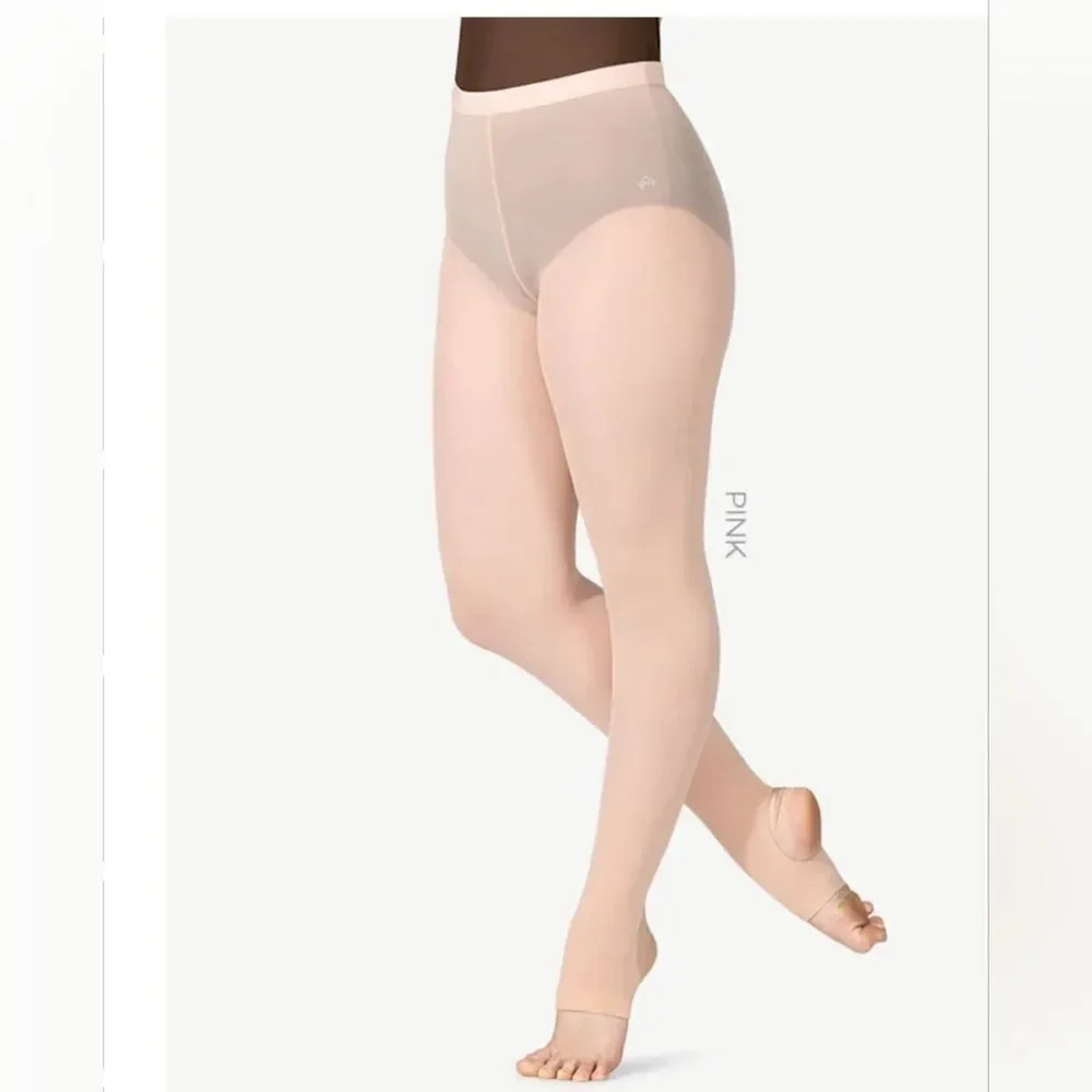 Theatricals Classwear Kids Dance Stirrup Tights Color Pink
